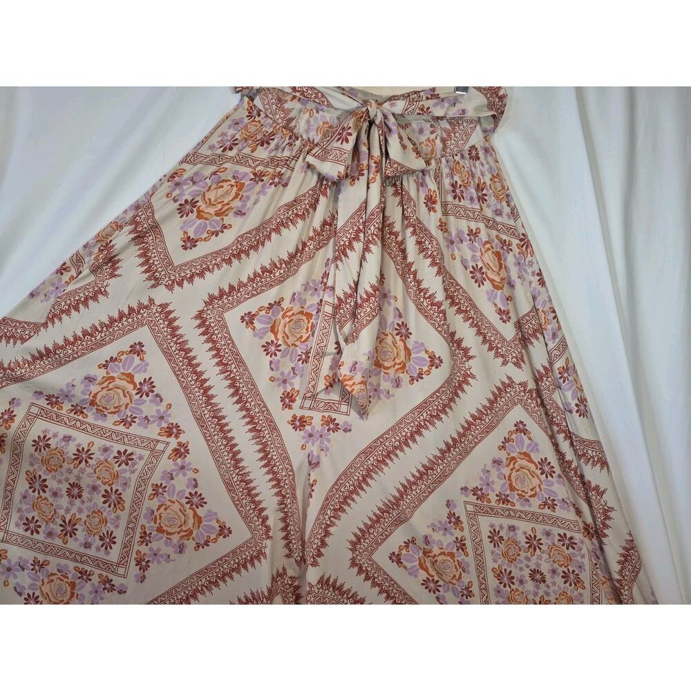Free People Serendipity Jumpsuit Cream Tea Rose Strapless Small - Picture 11 of 13